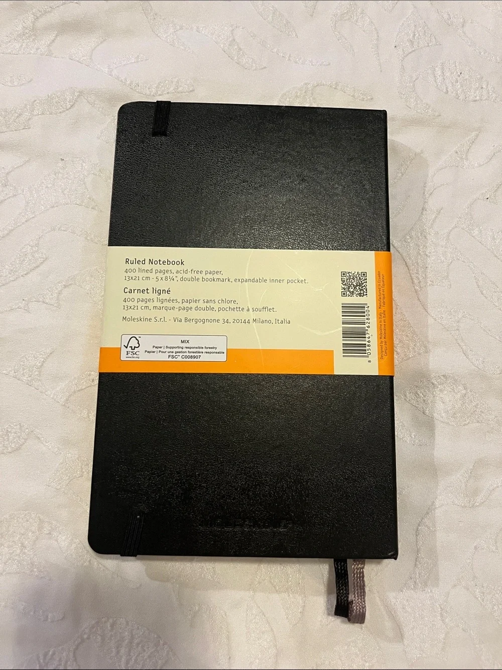 New! LOT of 3 Moleskine Classic Hard Cover Notebooks: Ruled, Plain, & Dotted